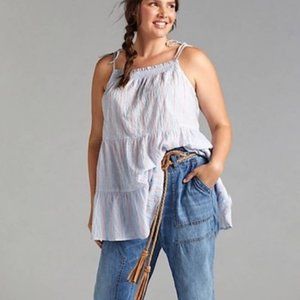 NWT Anthropologie Maeve Striped Tunic